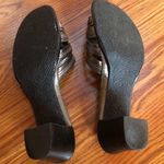 Liz Claiborne  Bronze Color Leather Mules Photo 6