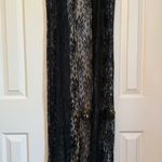 Black Lace Duster Vest – Long Sheer Layering Piece Size none Photo 1