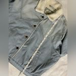 Ashley Vintage Charm Jacket Vintage Blue Jean Denim & Sherpa Jacket Size Medium Photo 9
