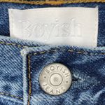 Boyish Womens Tommy High Rise Straight Denim Jeans Greed Blue Button Fly Size 25 Photo 8