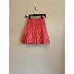 J.Crew Womens Xs Pull-On Skirt Linen Smocked Elastic Waist Mini 100% Linen NWT Photo 1