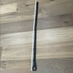 Talbots Vintage  Black Braided Leather Belt Size XXL Photo 3