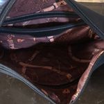 Adrienne Vittadini Lot of 2 makeup bags  Studio + black faux leather 8x10” travel Photo 4