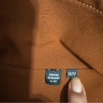 Opening Ceremony Women Luxury Rust Bomber Zippered Collared Jacket Size XS Photo 9