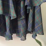 Ralph Lauren Lauren Vintage 2000s Plaid Midi Skirt Ruffle Tiered Lined Holiday 6 Photo 6