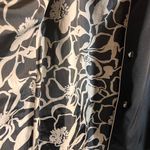 Anne Klein Black and White Trench Coat with Wide Collar Photo 8