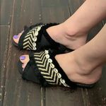 ZARA  sandal flats tribal black Photo 1
