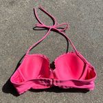 Victoria's Secret 34B pink halter underwire ruched strapless bikini top Photo 1
