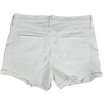 J.Crew Mid Rise Short White Denim Cutoff Frayed Hem Size 32 Photo 1