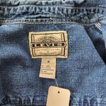 Levi's Vintage 90s Y2K Levi’s Linen Cotton Blend Denim Sleeveless Button Down Shirt M Photo 4