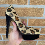 Charlotte Olympia Dolly Leopard Beige Gold
Black Figure Heel Platform Pump 37.5 Photo 9