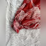 Banjanan Flowy 100% Silk Mini Dress Orange Red Floral Size Small Photo 7