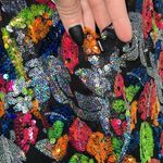 Mac Duggal NWT  Black Sequined Floral Detail Mini Dress - 26867 Photo 3