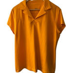 NIKE GOLF Bright Orange Short Sleeve Polo Shirt Women's XL 16/18 Photo 0