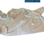 VINTAGE 1990'S TAN JAY SEAFOAM GREEN PLEATED FRONT BLOUSE (10) Photo 8