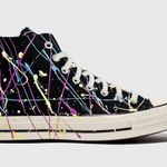 Converse Black Archive Paint Splatter Chuck 70 High Sneakers Photo 0