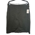 st. john's bay Womens Plus A-Line Skirt - Oregano Size 14 Photo 0
