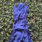 Young Fabulous and Broke Elegant Blue Satin Dress Photo 1