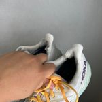 Hoka  Clifton 8 Women's Running Shoes White‎ Purple Athletic Sneakers Size 8B Photo 5