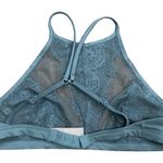 Victoria's Secret Victoria’s Secret Body by Victoria Muted Teal high neck lace & mesh bralette Photo 2
