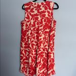 SheIn Red and White Sleeveless V-Neck Sundress Photo 3