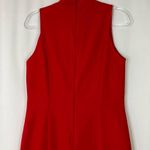 HW Collections | Vintage Red Sleeveless Dress Made in USA Long Scoop Neck 12 Photo 7