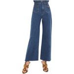 Veronica Beard  High-Rise Wide Leg Jeans w/ Tags Size 26 NWT Photo 1