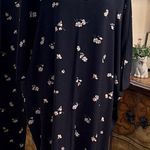 OAK + FORT Black Floral High Low Dress Photo 0