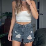 SheIn Black Jean Shorts Photo 0