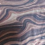 Bear Dance Brown Mesh Swirl Pattern Tube Crop Top Size Small Photo 2