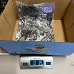 Vintage Brittany Black M Pleat Abstract Top Y2K Glam Glitter Paisley Sequin Club Size M Photo 7