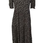 Aerie  Size XS Floral Print Midi Dress Tiered Short Sleeves Photo 0