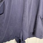Free People Movement Hot Shot Tee Romper Sz L Indigo Blue Photo 6