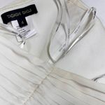 Tadashi Shoji  SILK Strapless Ruffle Skirt Silk Chiffon Swan Dress Style OC487M Photo 9