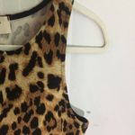 Everly  Cheetah Print Brown Sleeveless Mini Dress Photo 1