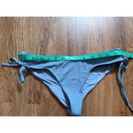 RVCA womens blue checkered bikini bottoms Medium Photo 3
