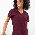MedCouture scrub top wine purple Photo 1