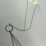 Banana Republic  factory long silver tassel‎ necklace new with tags women’s Photo 0