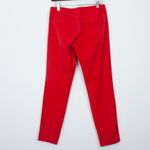 Cynthia Rowley  Straight Leg Career Pants in‎ Red Size 4 Photo 3