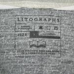 Litographs Short Sleeve Tee Small Maya Angelou I Know Why the Caged Bird Sings Gray Photo 5