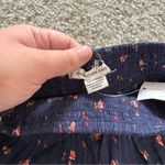 American Eagle  Navy Floral Tiered Ruffle Mini Skirt Photo 2