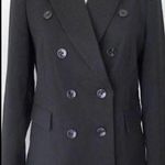 White House | Black Market WHBM Double-Breasted Tuxedo Pinstriped Blazer Photo 0