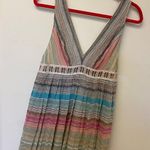 Ecote  Urban Outfitters Sanibel Rainbow V Neck Boho Maxi Dress Sz 2 Photo 3