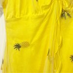 Dolls Kill Sugar Thrillz Yellow Lace Pineapple Babydoll Dress Size XL NWT Photo 3