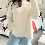 Debut White Mock neck Sweater  Photo 0