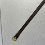 Coach  Womens Brown Leather Belt Size Medium Brass Buckle Glove Tanned 8400 1" Photo 2