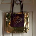 Princess Vera Wang Gold and Purple Tote Bag Photo 0