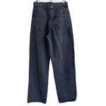 7 For All Mankind Jennifer Baggy 90's Jean 26 Night Iris Beaded Flower Wide Leg Photo 1