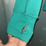 Munki Munki NWT  Size L Perfect Pajamas Teal Long Sleeve Zipup Hoodie Photo 2