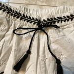 ZARA TRF Embroidered Eyelet Shorts Photo 3